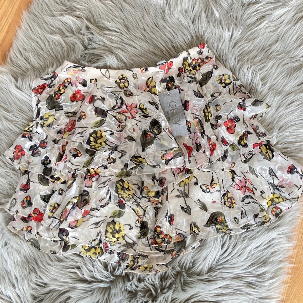 Grey by Jason Wu mini silk skirt - Picture 3 of 8